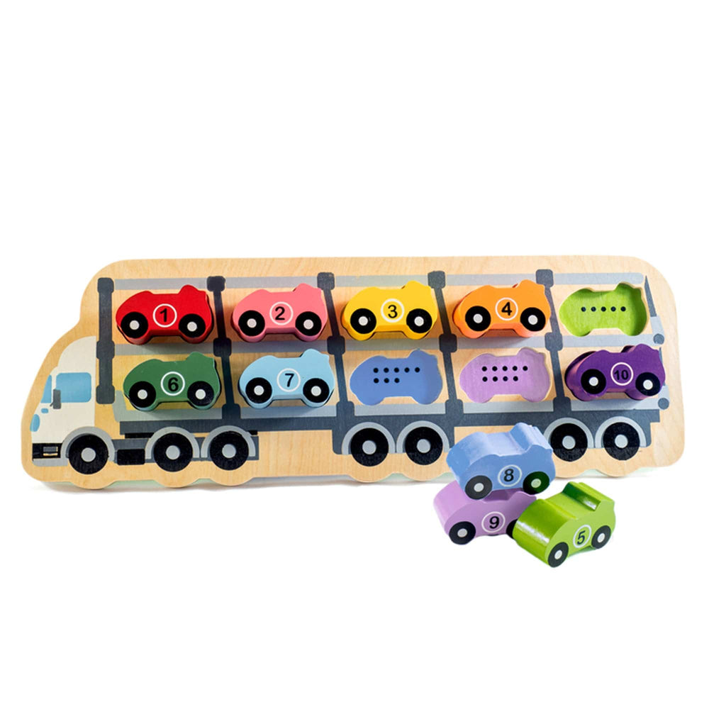 Kiddie Connect 1-10 Car Puzzle