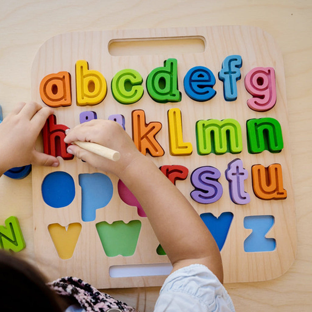 Buy Kiddie Connect - Handcarry Lowercase abc Trace Puzzle | HipKids Online