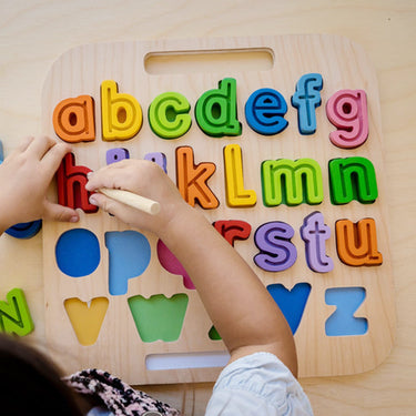 Kiddie Connect - Handcarry Lowercase abc Trace Puzzle