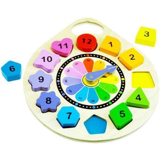 Kiddie Connect - Wooden Clock Puzzle-