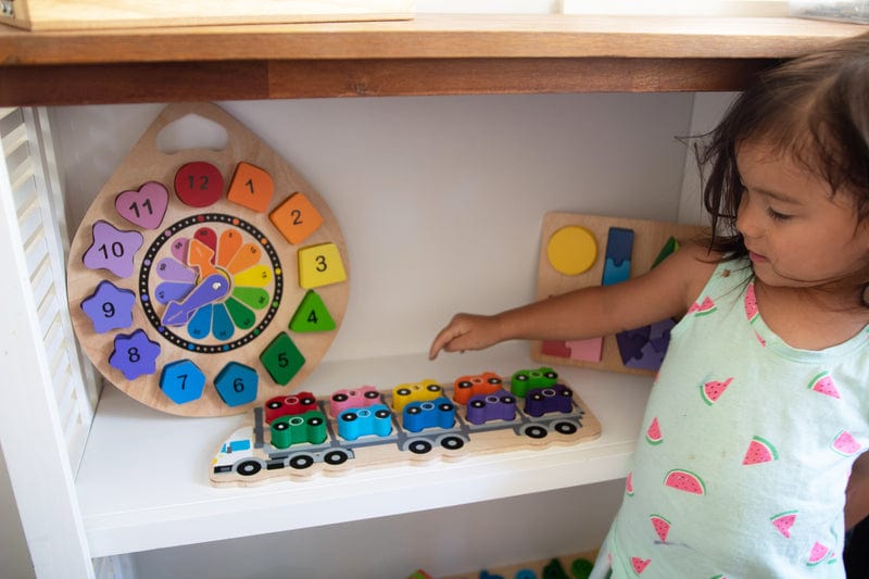 Kiddie Connect - Wooden Clock Puzzle