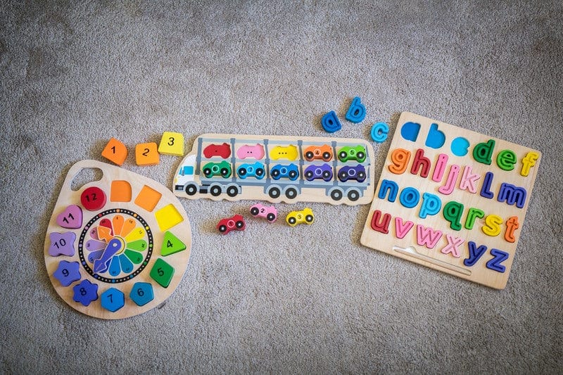 Kiddie Connect - Wooden Clock Puzzle