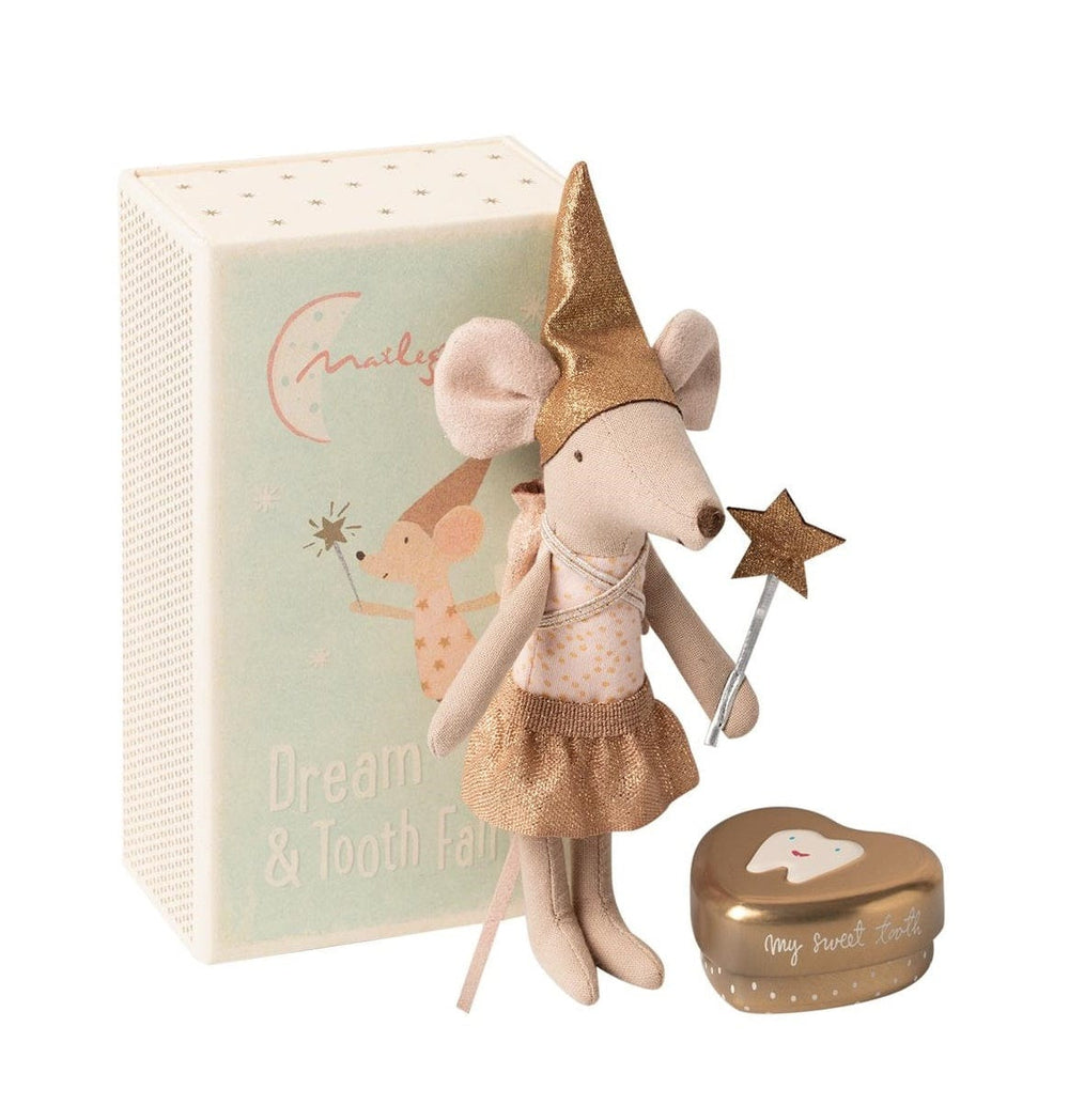 Maileg - Tooth Fairy Mouse Rose in Box