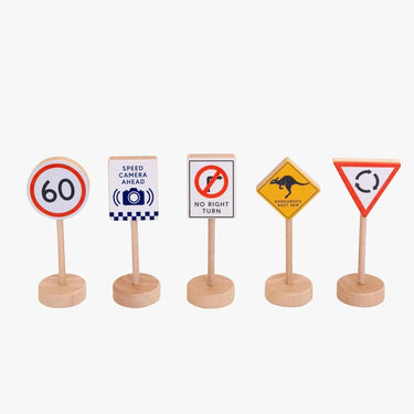 Make me Iconic Loose Change Aussie Road Signs 5pcs