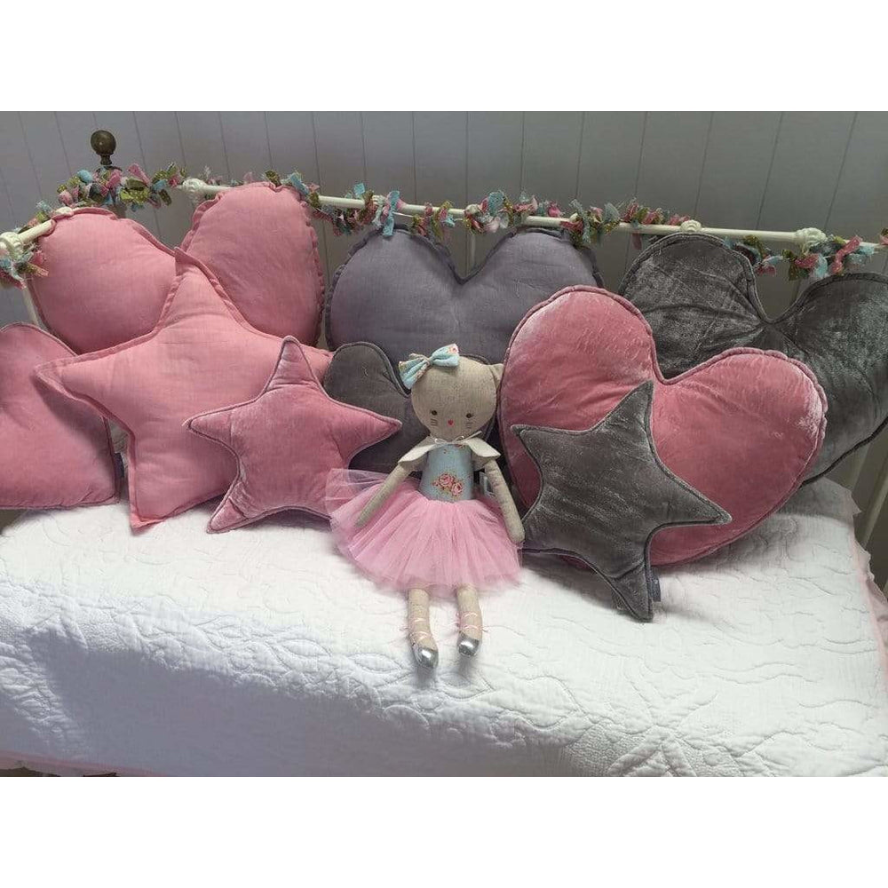 Nana Huchy - 40cm Velvet Heart Cushion
