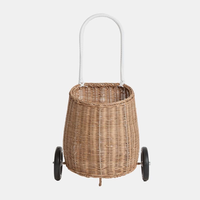 Olli Ella - Luggy Pull Along Basket Natural