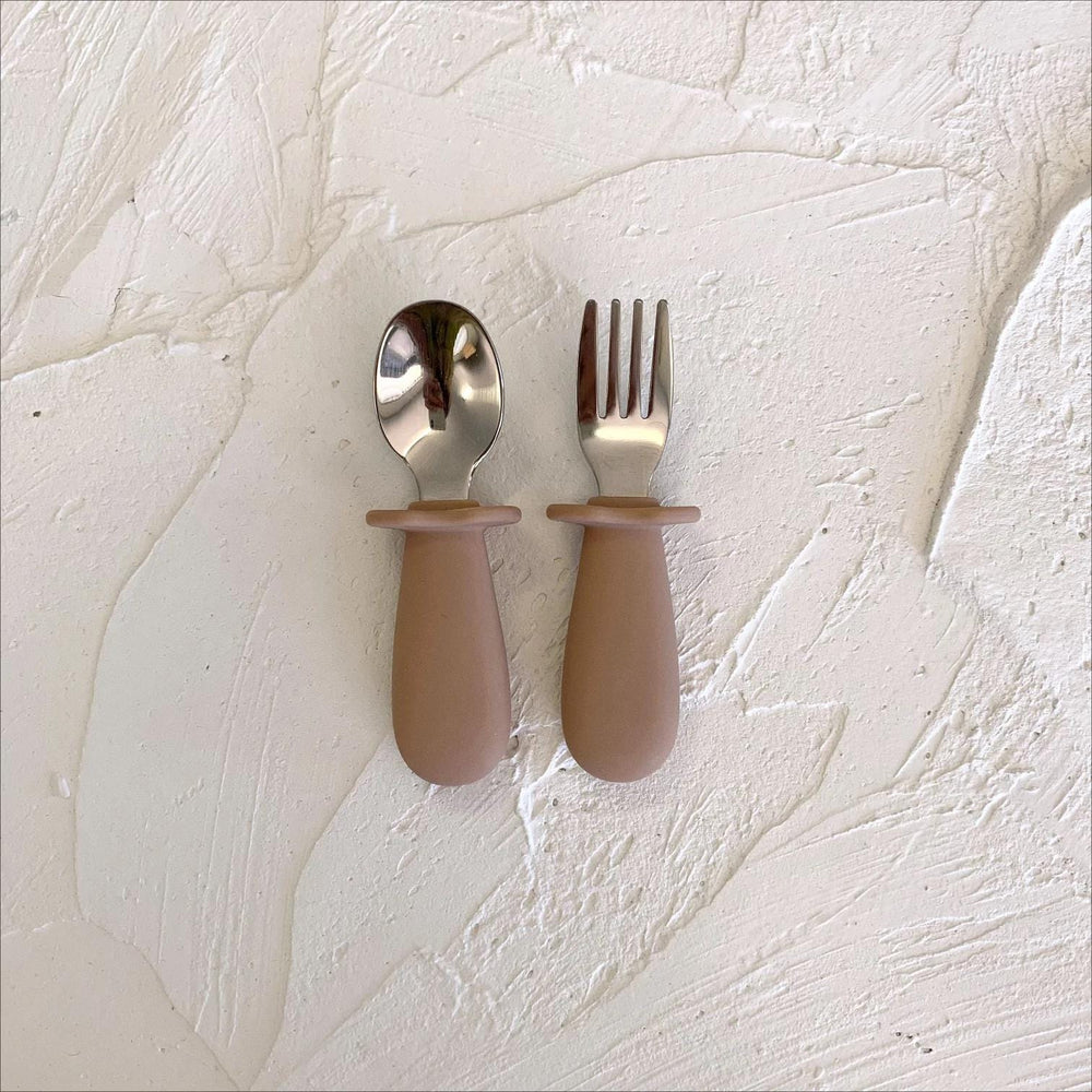 Rommer Toddler Cutlery Set Nude