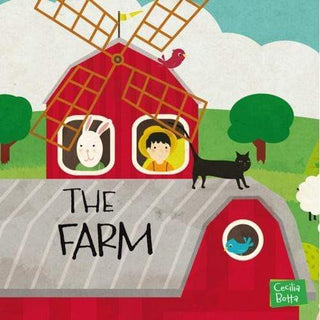 Sassi Book & Giant Puzzle The Farm -30 pcs