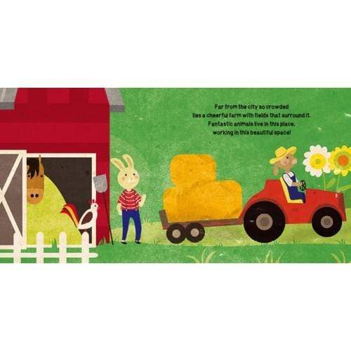 Sassi Book & Giant Puzzle The Farm -30 pcs