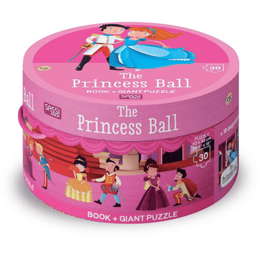 Sassi Princess Ball Book and Giant Puzzle Set - 30 pcs