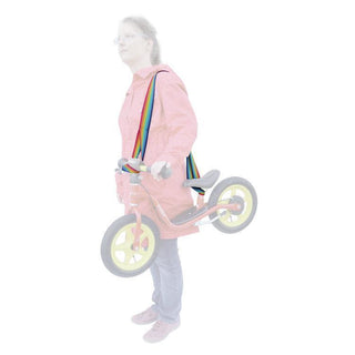 HipKids Balance Bike Shoulder Carry Strap Rainbow