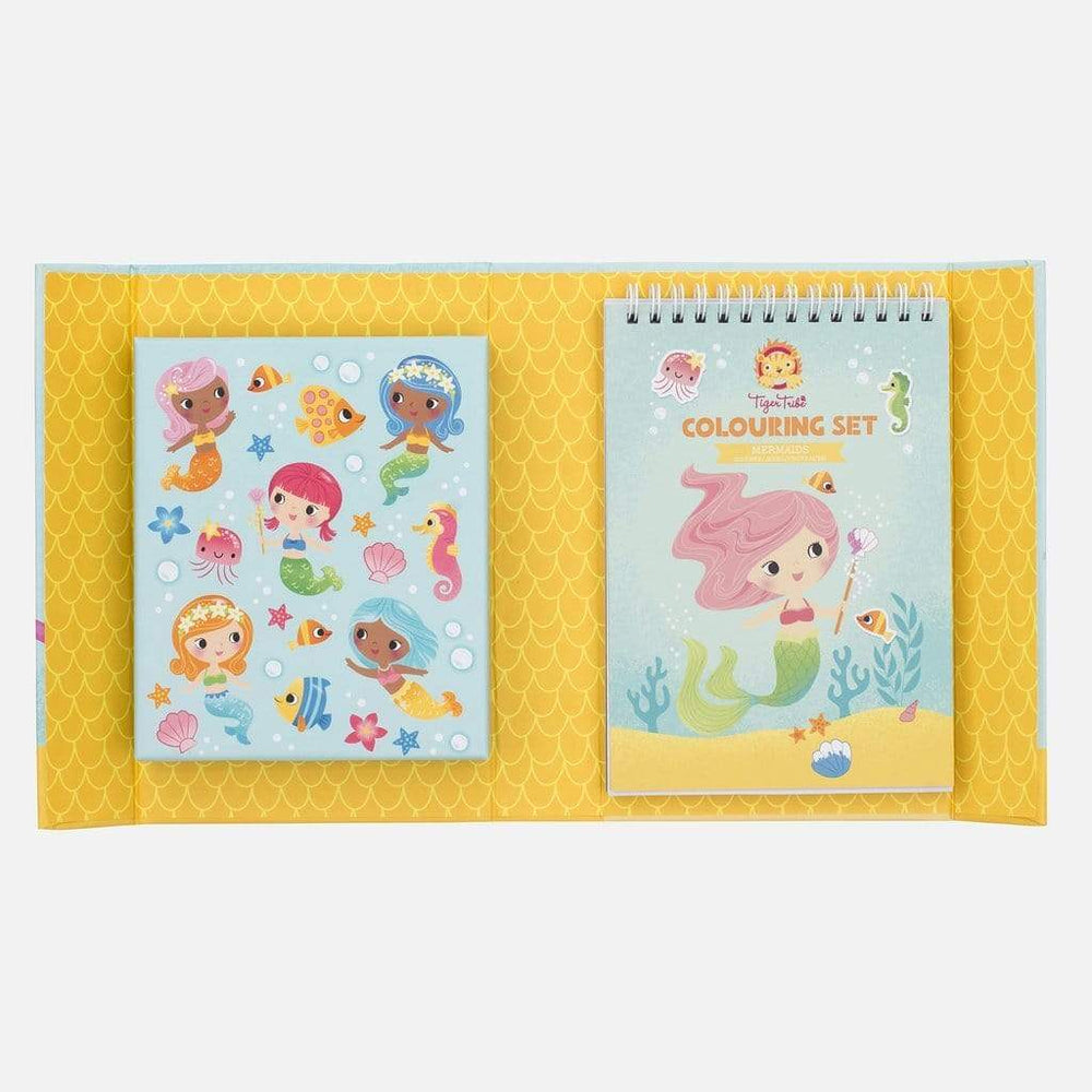 Tiger Tribe Colouring Set - Mermaids