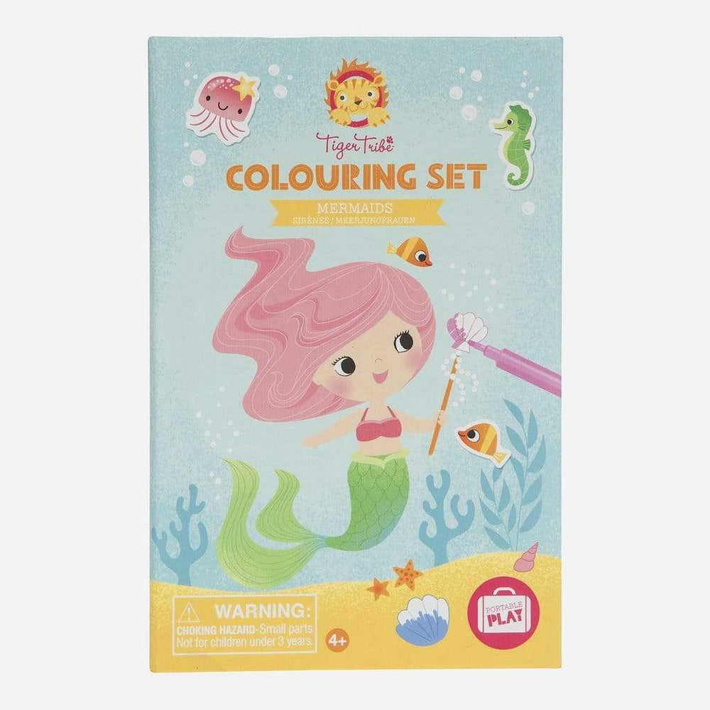 Tiger Tribe Colouring Set - Mermaids