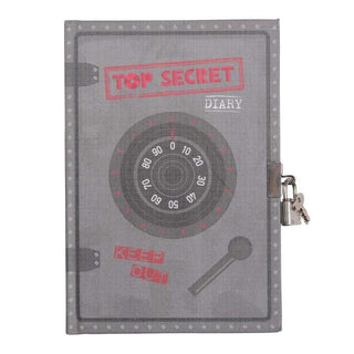 Tiger Tribe Lockable Diary - Top Secret-