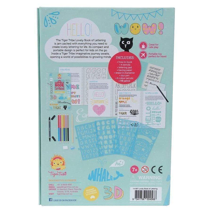 Tiger Tribe The Lovely Book of Lettering-