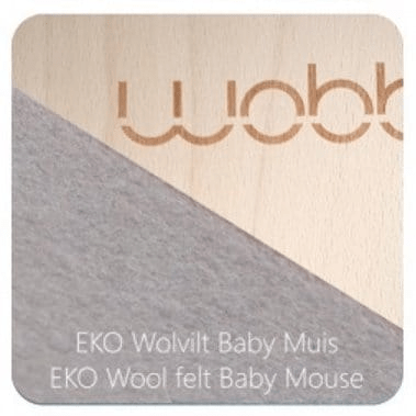 Wobbel Balance Board with Felt Baby Mouse