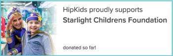 Hip Kids proudly supports Starlight Childrens Foundation